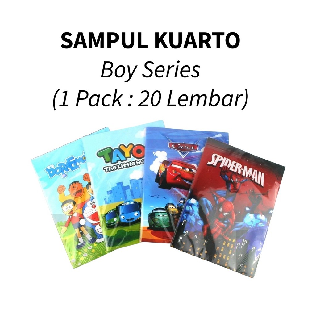 

♚Sampul / 20lbr Sampul art paper FANCY / Sampul buku KWARTO / Sampul ART PAPER FANCY Karakter♚