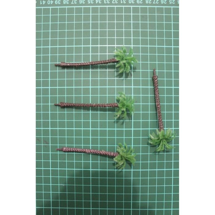 POHON PALM PALEM POHON KELAPA 9CM DIORAMA / MAKET / MINIATUR