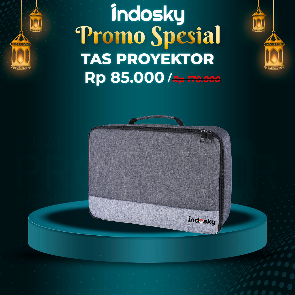 Tas Proyektor Indosky Original Premium | Tas Proyektor Mini | Tas Projector | Projector Bag |  Tas I