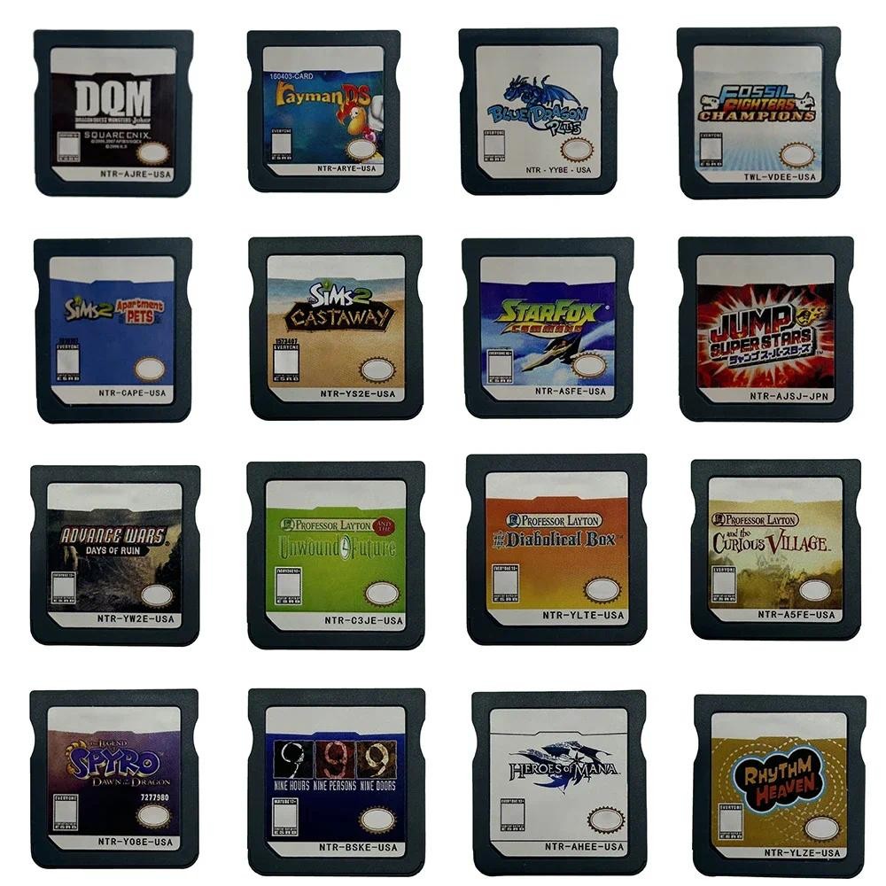 NDS Game Cards Collection DS NDS 3DS  NDSL Game Cartridges Video Game Handheld Players Children's Gi