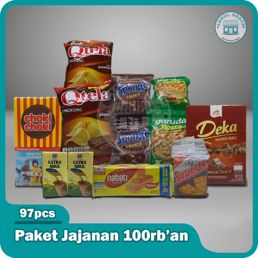 

New Paket Jajanan 100k Bebas Pilih Isi BeragamPremium