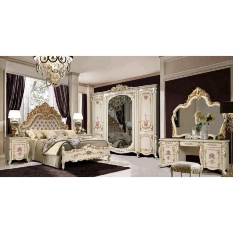 set kamar mewah luxury eropa custom furniture jepara