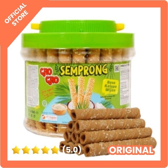 

Ssl09 CHO CHO Kue SEMPRONG KELAPA WIJEN 85gr kemasan pack