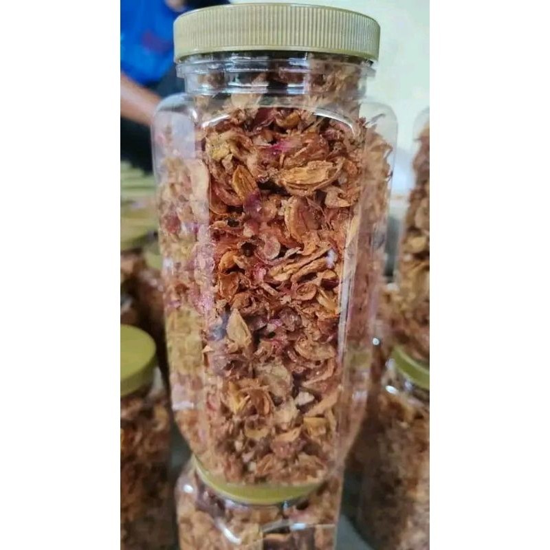 

TERMURAH Bawang Goreng Toples grade b berat 200 gr