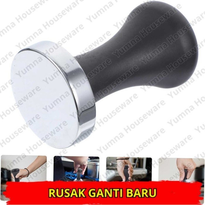 

Tamper Kopi Espresso Coffee Press Powder Stainless 58mm