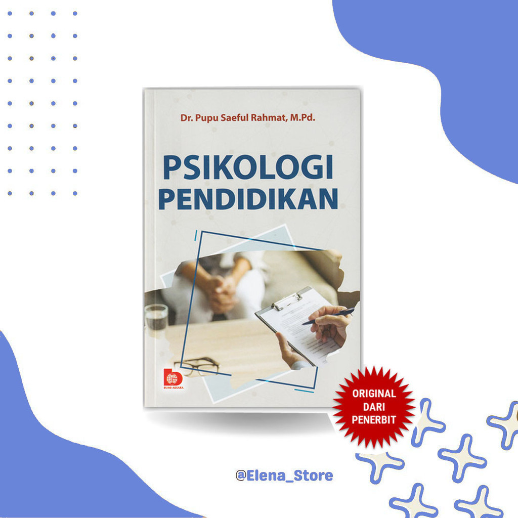 Buku Psikologi Pendidikan (Dr. Pupu Saeful Rahmat) Penerbit Bumi Aksara