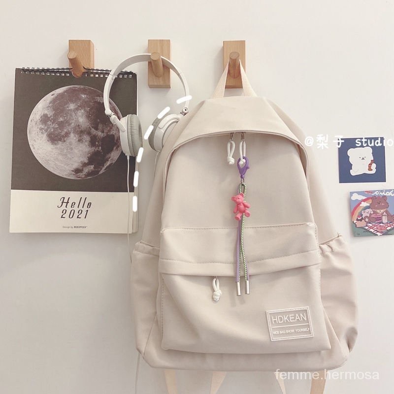 berwarna permen backpack tas ransel wanita Import tas sekolah siswa tas bahu fashion korea bag perja