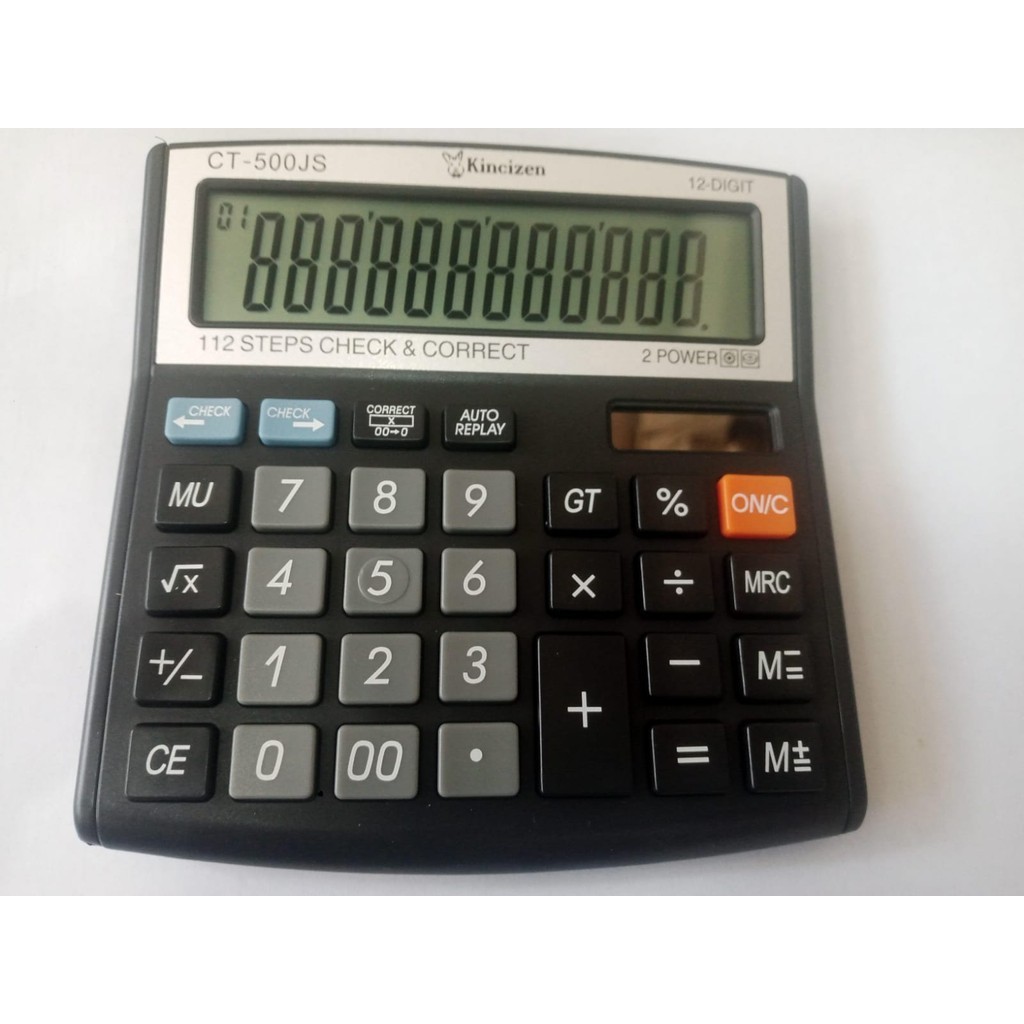 

KALKULATOR CHECK & CORRECT CT-500JS 12 Digit - Calculator Meja CT500JS