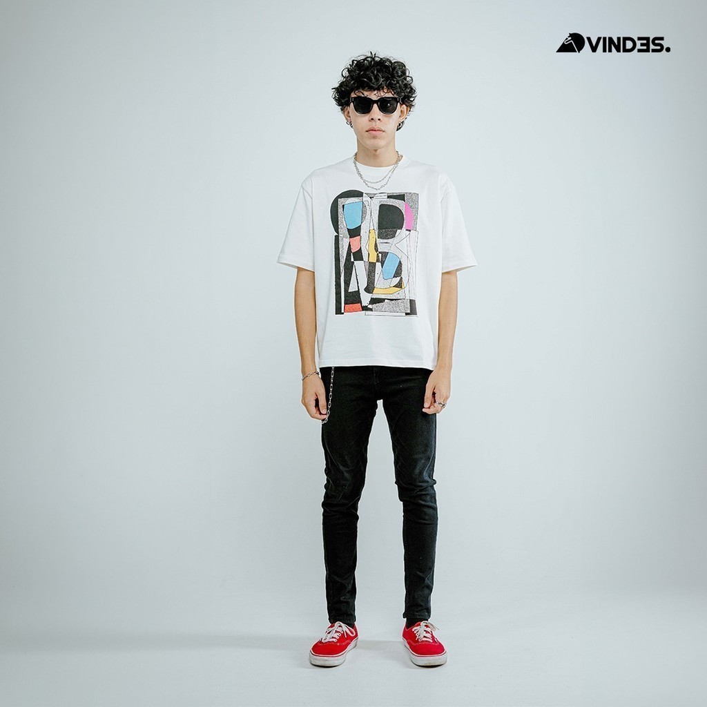 【COD】 Vindes Store - Kaos - T-Shirt Iqbaal Mixed Logo Type