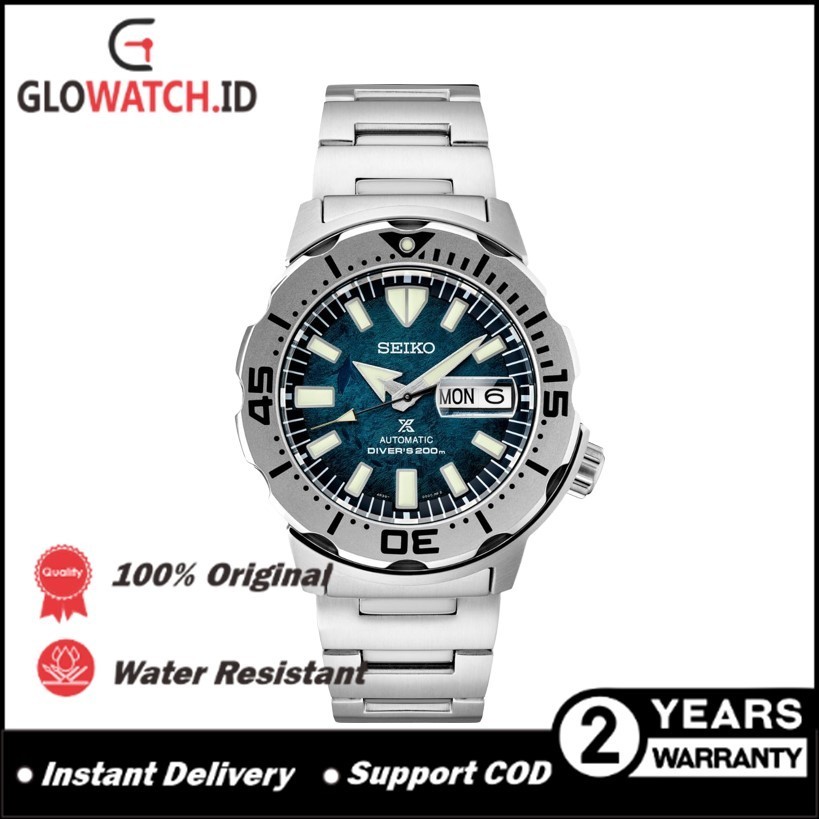 Jam Tangan Pria Seiko SRPH75K1 Monster Save The Ocean Automatic Divers 200M Original (Garansi 2 tahu