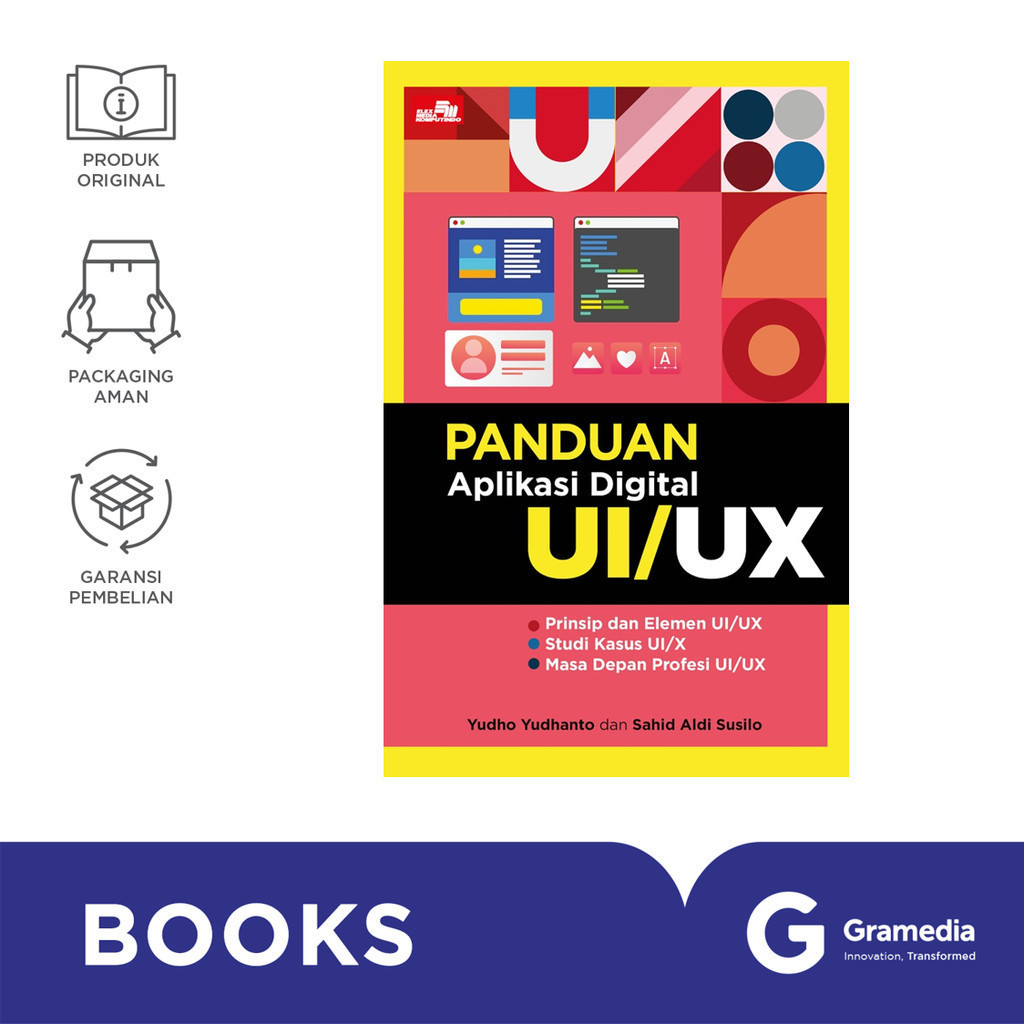 Gramedia Surabaya - Buku Panduan UI/UX Aplikasi Digital