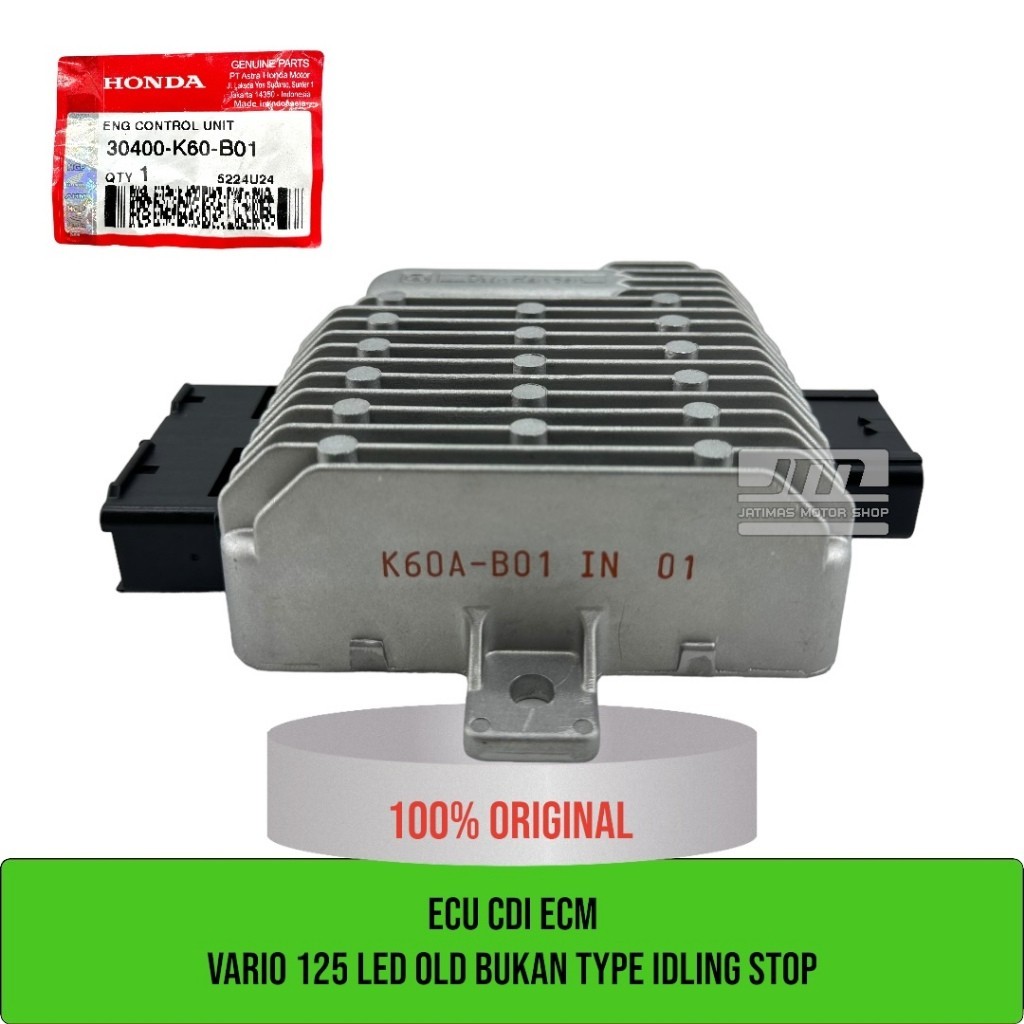 ECU CDI ECM vario 125 led old bukan idling stop 30400-K60-B01 K60A-B01-IN 01