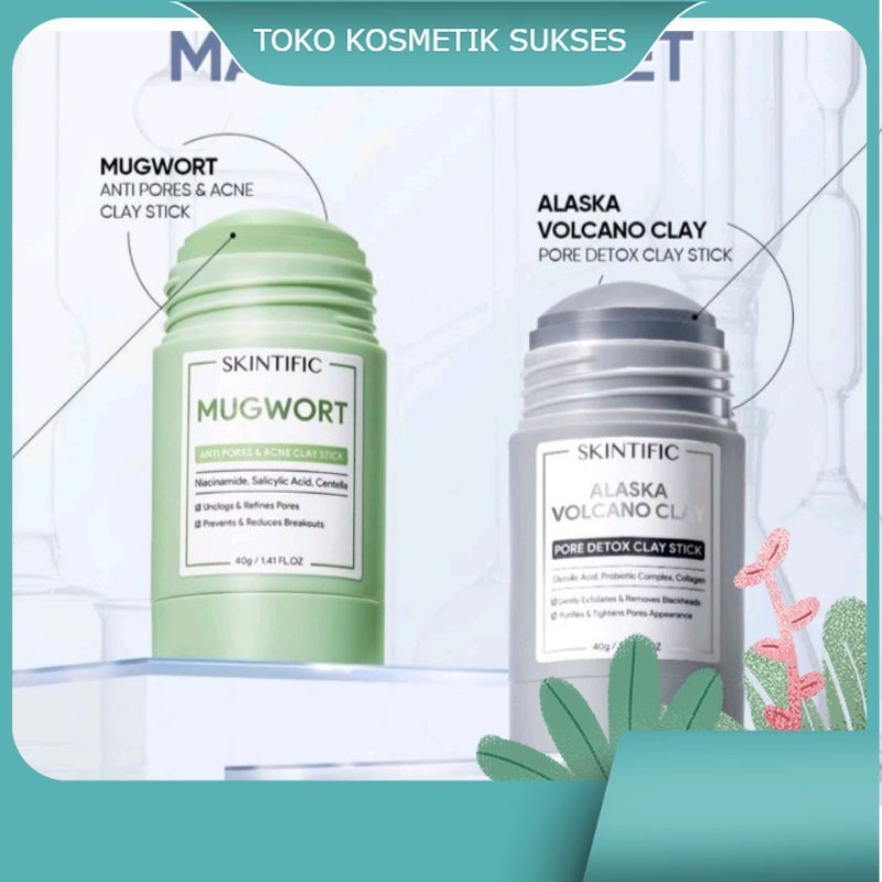 MUGWORT - ALASKA CLAY STICK SKINTIFIC  | SKINTIFIC