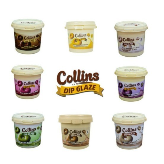 

HEMAT! Collins Dip Glaze All Varian 1 Kg - Cokelat