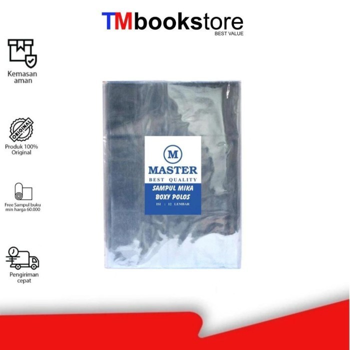 

SAMPUL MIKA BOXY POLOS @12PCS