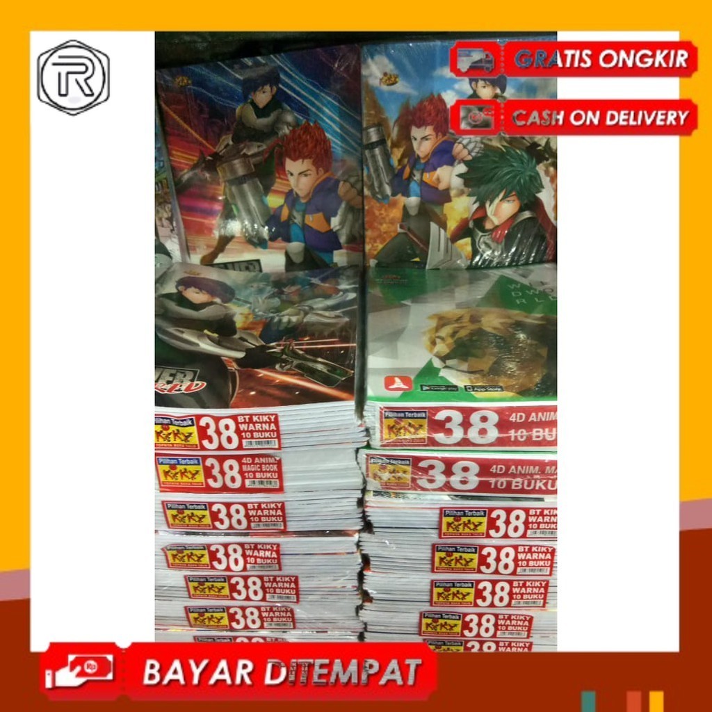 

BUKU TULIS ISI 38 LEMBAR KIKY BIASA/4D