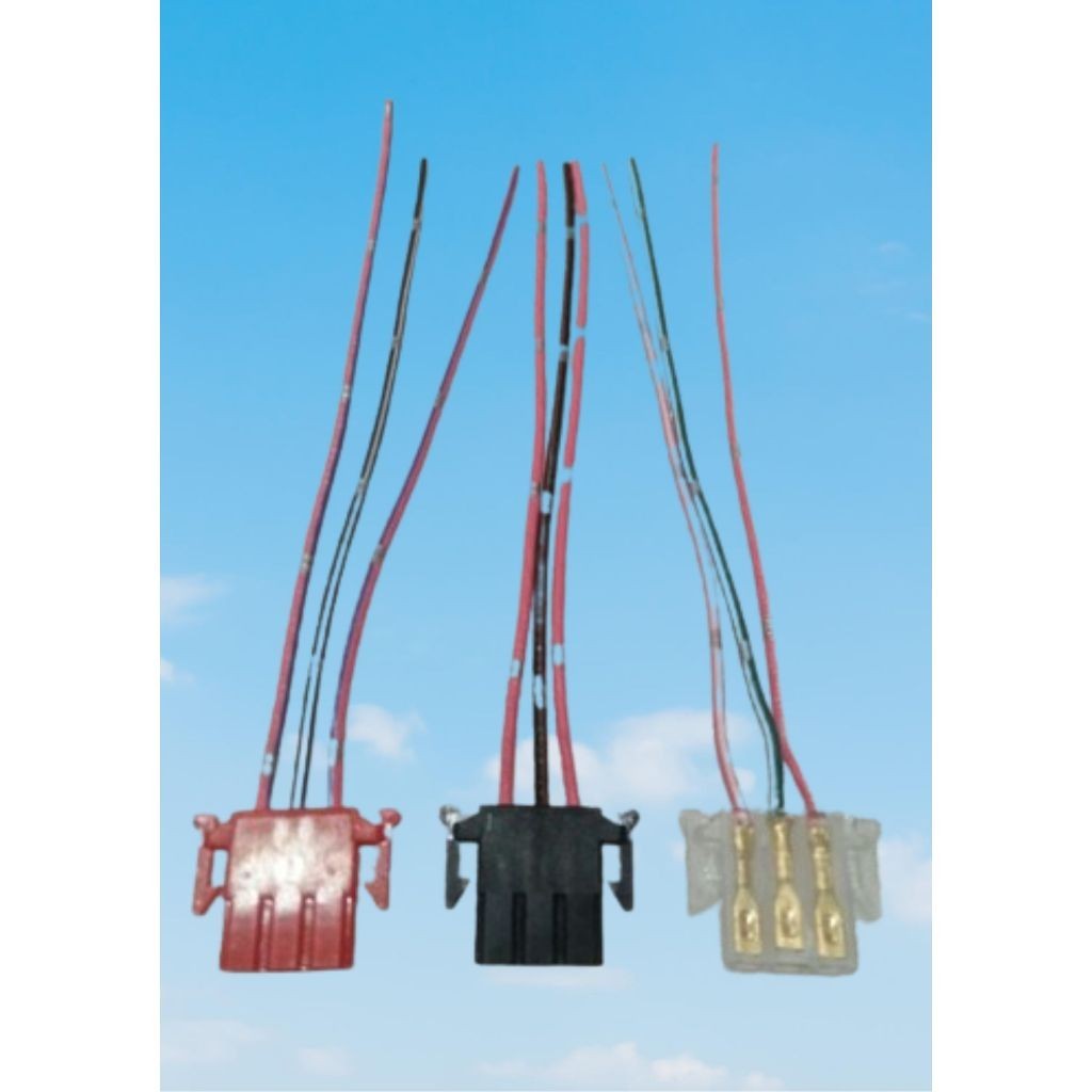 Socket 3 kabel socket tombol socket 3 pin