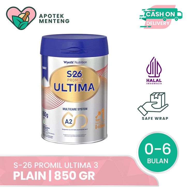 S-26 Promil Ultima 1 850 gr - Susu Formula Bayi