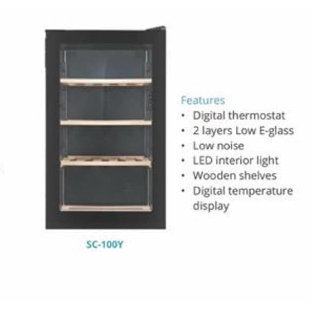 GEA WINE COOLER SC-100Y - SHOWCASE WINE