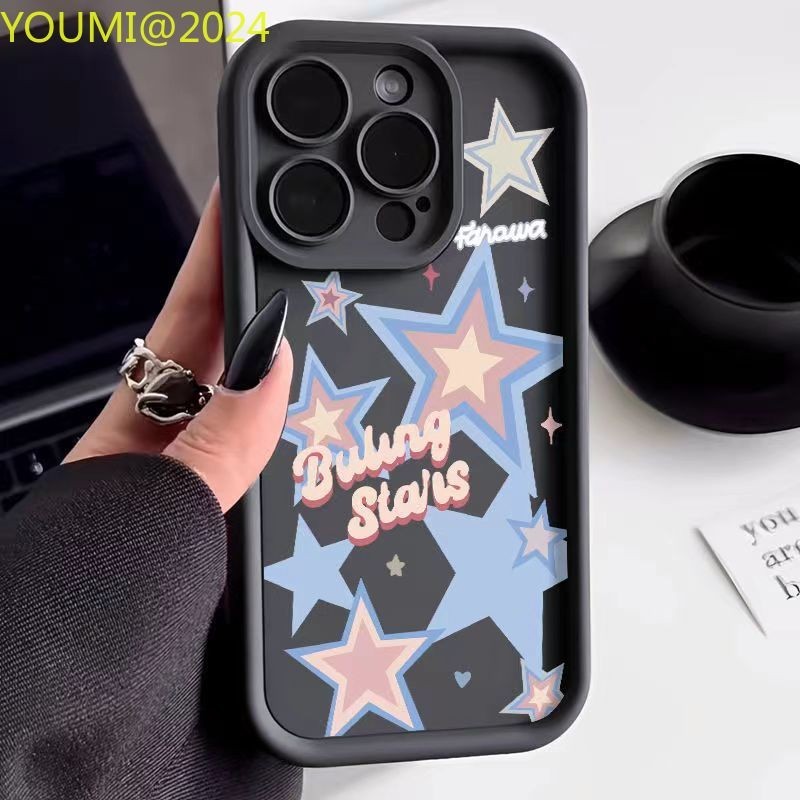Ins Star suitable for Realme C55 C51 C35 C33 C30 C2 C3 C20 C12 C25 phone case C21Y C25Y C30s C20A al