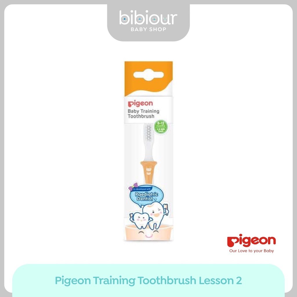 PIGEON - Training Toothbrush Lesson 2 / Sikat Gigi Bayi