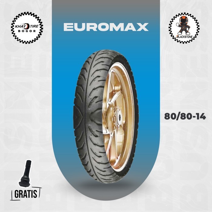 Ban Motor Matic BLACKSTONE EUROMAX 80/80 Ring 14 Tubeless