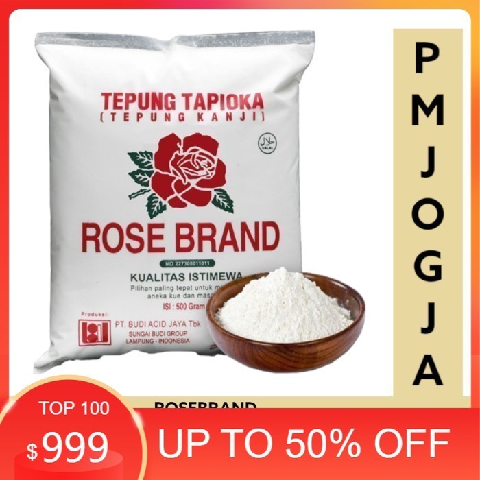 

Rose Brand - Tepung Tapioka / Tepung Kanji 500 gram 200 gr - TAPIOKA 500