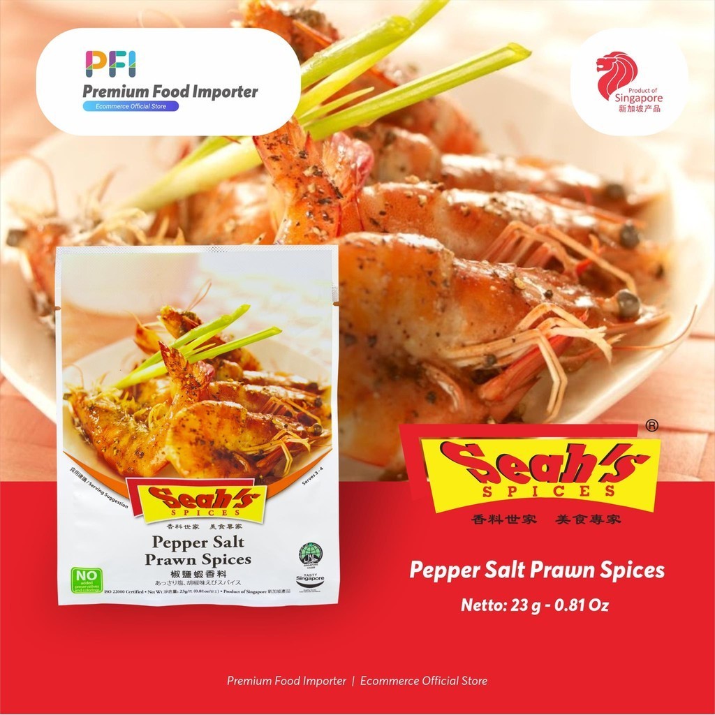 

SEAH PEPPER SALT PRAWN SPICES 23 GR