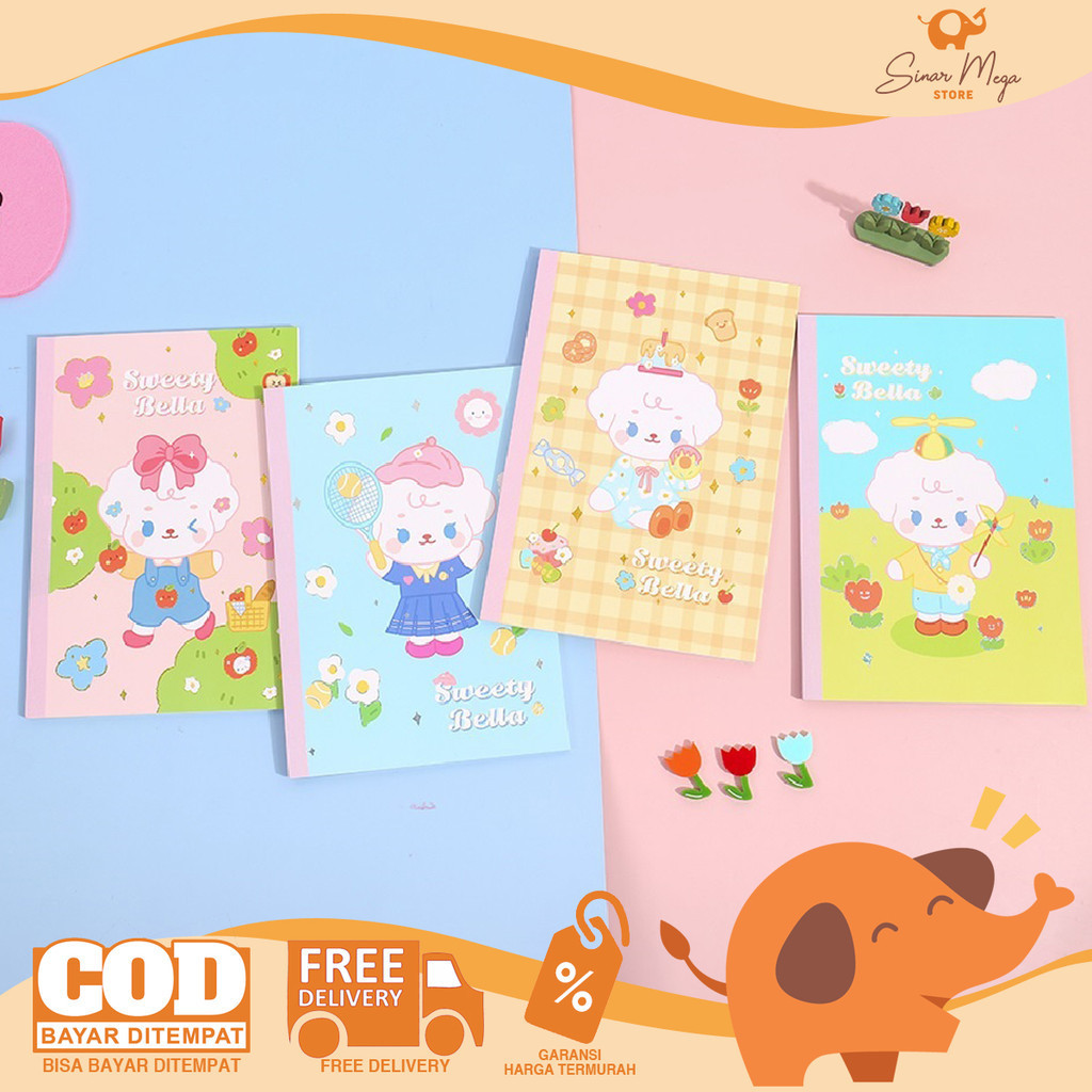 

Joytop Buku Tulis Catatan Bergaris KWARTO CXNB A5 40-3409 Series Sweet Bella