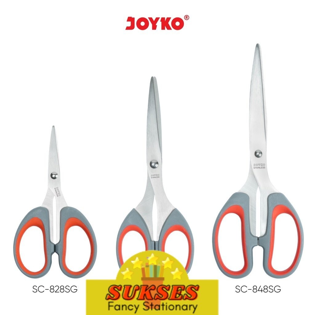 

Gunting Scissors Soft Grip Joyko SC-828SG~848SG