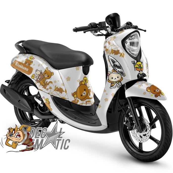 Decal Fino Full body + Stiker Dashboard Fino FI 125 Premium Grande / Karbu 115 - Rilakkuma