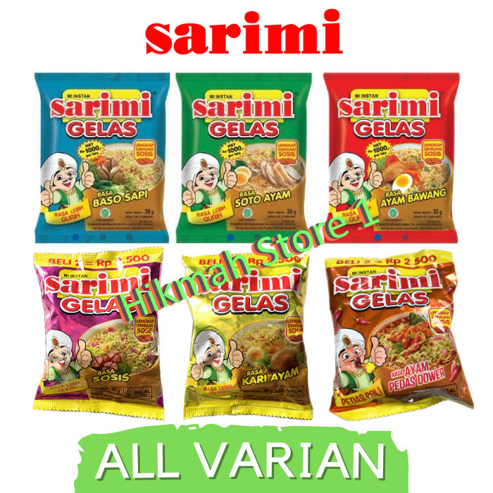 

Sarimi Gelas Renceng Mie Instant Mie Gelas (Grosir Beda Harga)