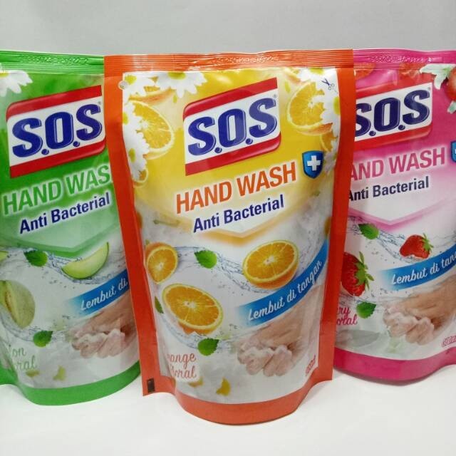 SOS HAND WASH / SABUN CUCI TANGAN REFILL 300 ML sabun cuci tangan isi ulang