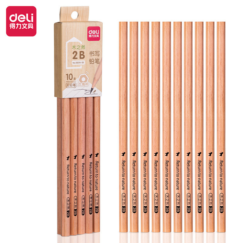 

Deli | Pensil Kayu (Graphite Pencil) 2B | 1 Set | 58216-2B