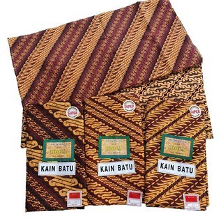 Jarik Batik Solo Asli Super Kain Batu - Kain Jarik Batik Coklat Halus - Kain Gendongan Jarik Batik C