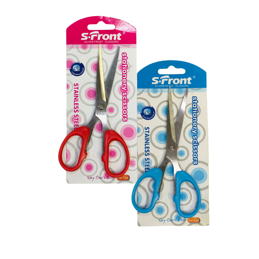 

Gunting Impor S-Front Scissors Stainless Steel #9413G & #9412G Gunting Serbaguna - Satuan SHESB