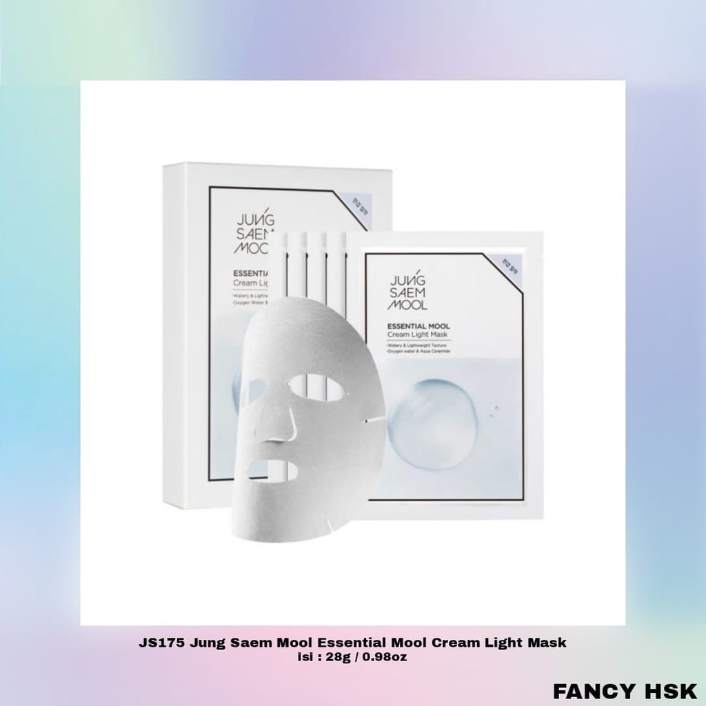 JUNG SAEM MOOL ESSENTIAL MOOL CREAM LIGHT MASK JS175