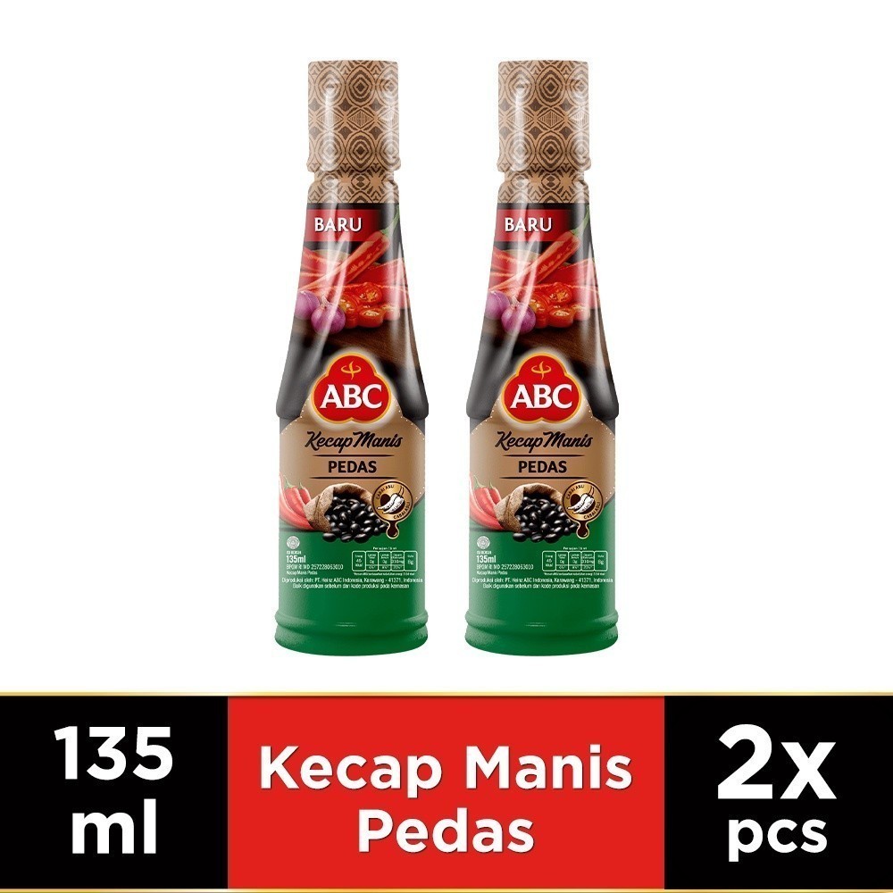 

ABC Kecap Manis Pedas 135ml x 2 pcs