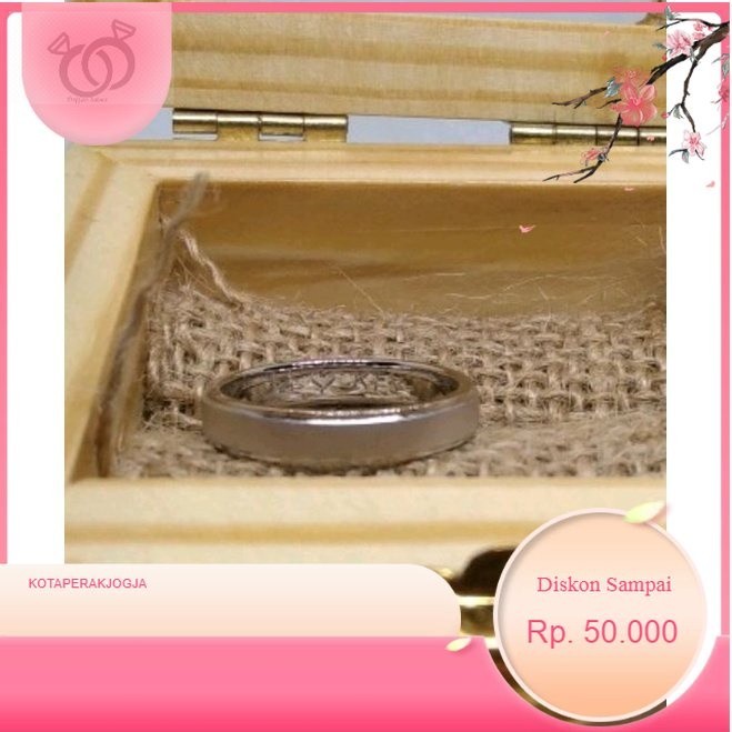 Cincinnikah murah Cincin pria palladium kadar 10% - cincin nikah pria palladium - By Cincin nikah
