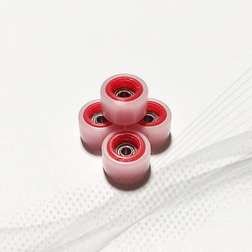 Professional Fingerboard Wheels Double Layer CNC Made with High Speed Bearing for Mini Skateboard Fi