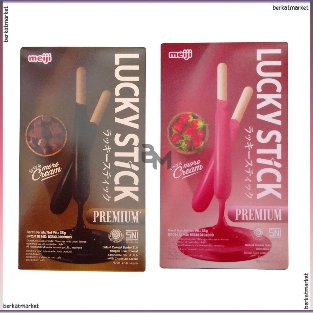 

CHOCO STICK MEIJI LUCKY STICK PREMIUM ALL VARIANT 35G