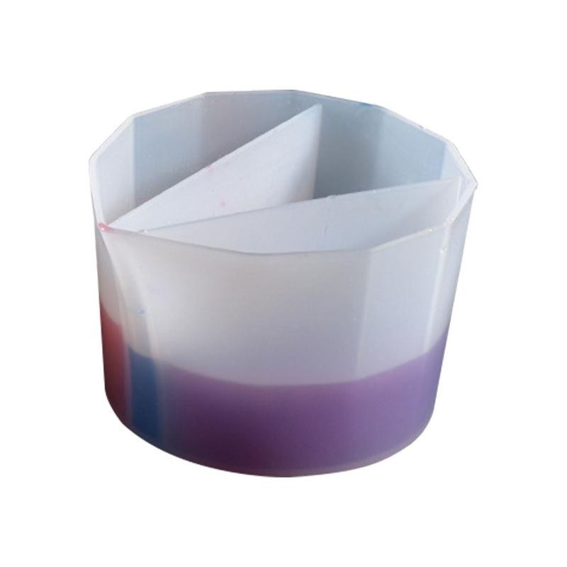 

Split Cups For Paints Pouring Silicone Split Cups For Paint Pouring 2 3 4 5 Channels Reusable Painting Resin Dividers Drawing