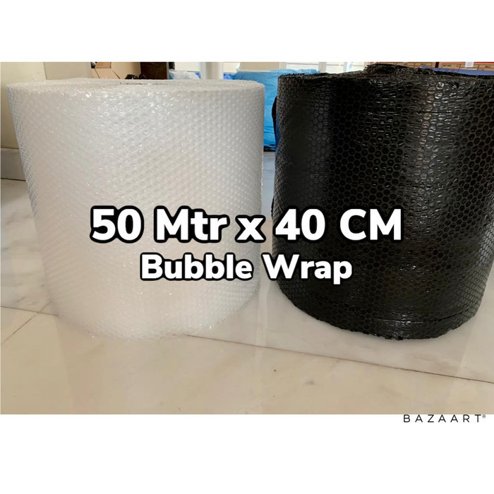 

BUBBLE WRAP GMP MURAH 50 meter x 40 CM - Hitam