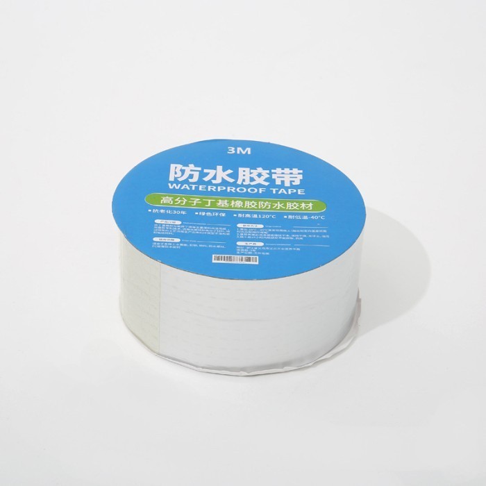 

Lakban Perekat Anti Air Bocor Alumunium Foil Butyl Super Waterproof