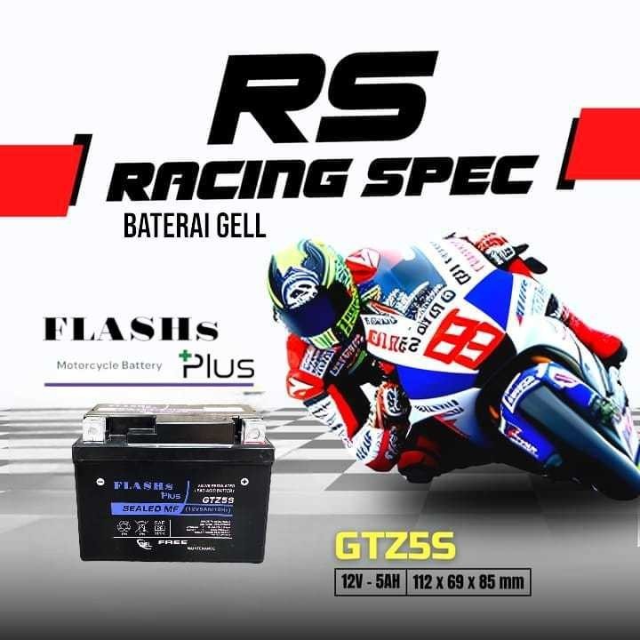 Aki Motor Yamaha Xeon Aki Kering Accu Kering MF GTZ5S Baterai GS Metic Astra