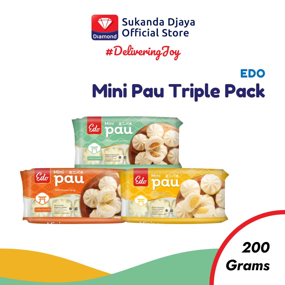 

Edo Mini Pau Triple Pack 200 Gr