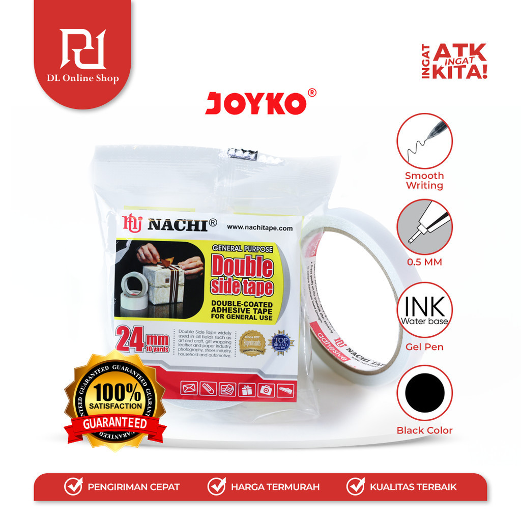 

NACHI DOUBLE TAPE 0.5” (1ROLL)