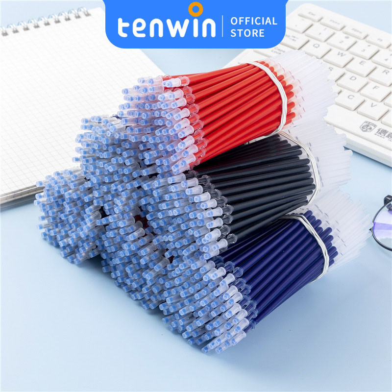 

20PCS Isi Pulpen/REFILL TINTA GEL ISI ULANG TINTA PULPEN PENA GEL REFILL 0.5MM-tenwin offical
