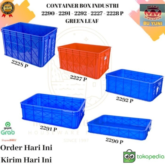 

GREEN LEAF - CONTAINER BOX INDUSTRI 2290 - 2291 - 2292 - 2227 - 2228 P - 2290 P