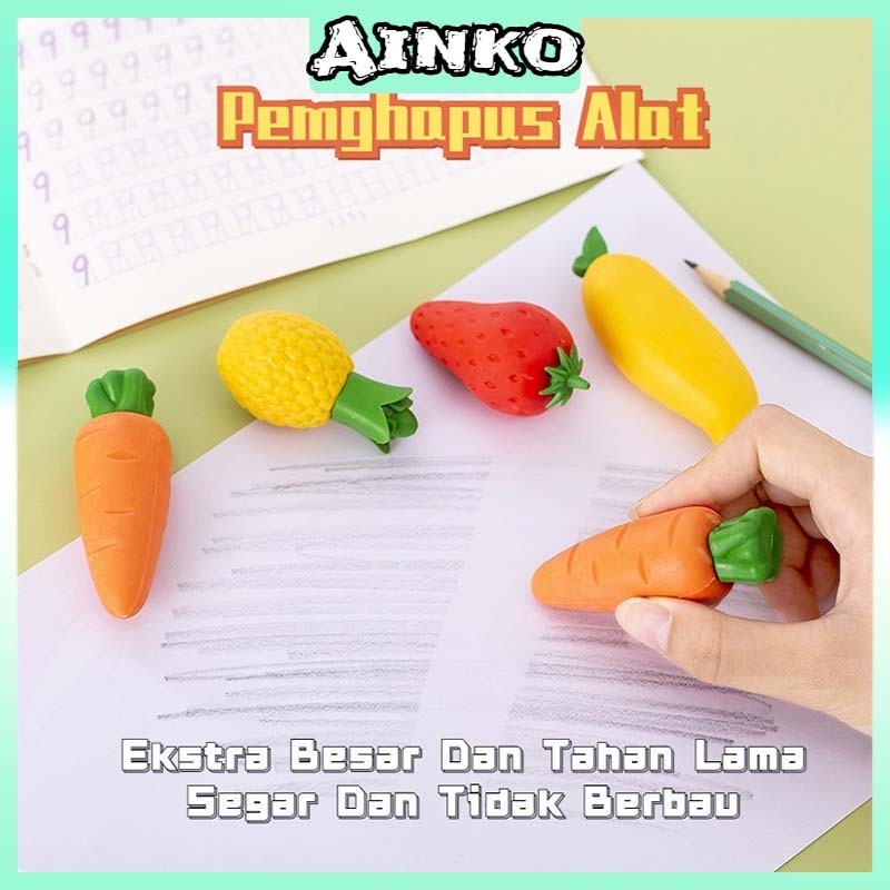 

Penghapus Buah Alat Tulis Kreatif,Besar Eraser Wortel Stroberi Mangga Lucu